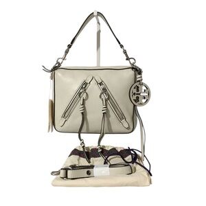 Authentic NWT Tory Burch Two Way Cream Small Bag